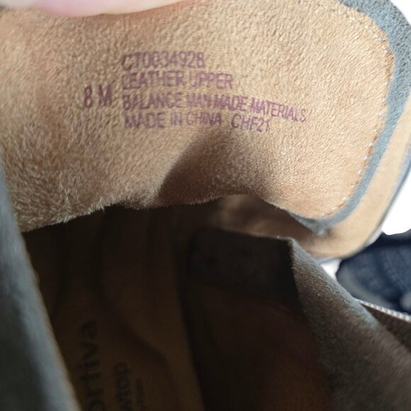 COMFORTIVA 8M Wmns Taupe Suede (Grey) Waterproof Full Grain Leather Boots - Picture 14 of 16